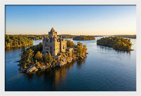 Boldt Castle At Sunset