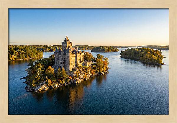 Boldt Castle At Sunset