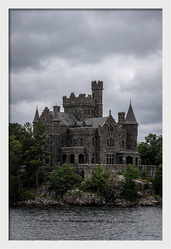 Boldt Castle Under Cloudy Skies