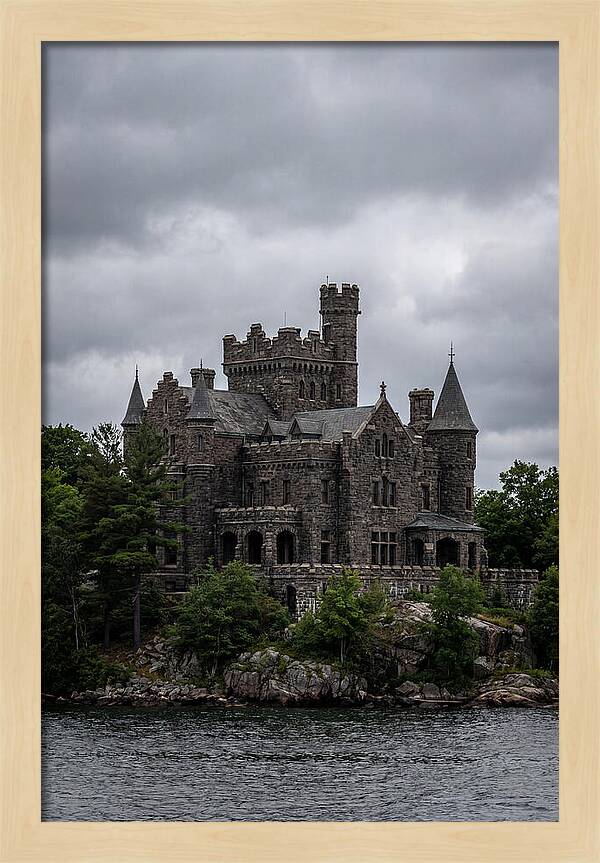 Boldt Castle Under Cloudy Skies