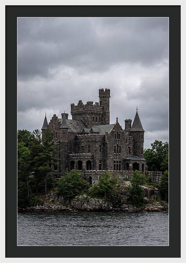Boldt Castle Under Cloudy Skies