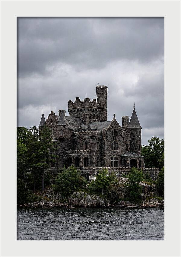 Boldt Castle Under Cloudy Skies