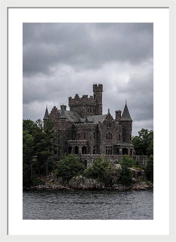 Boldt Castle Under Cloudy Skies