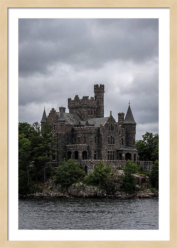 Boldt Castle Under Cloudy Skies
