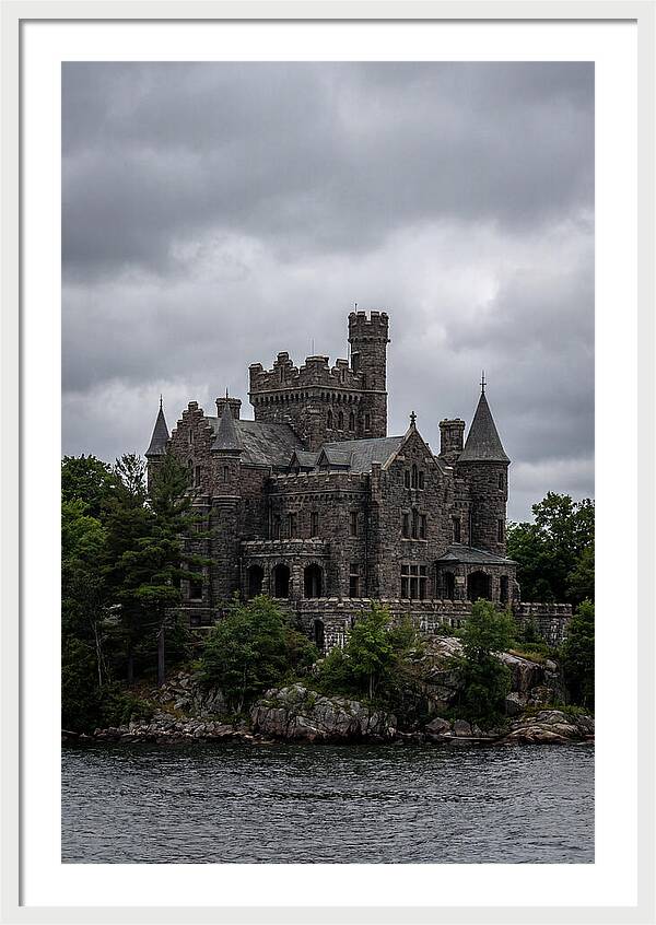 Boldt Castle Under Cloudy Skies