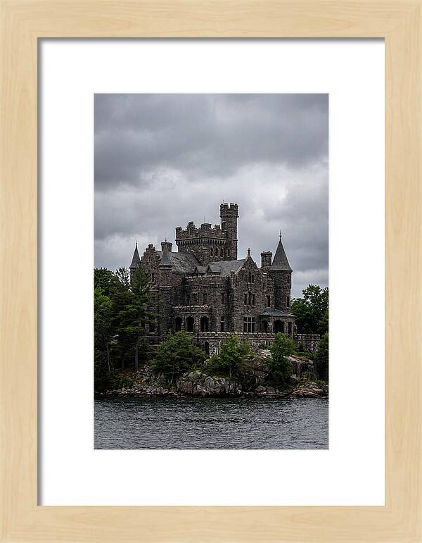 Boldt Castle Under Cloudy Skies