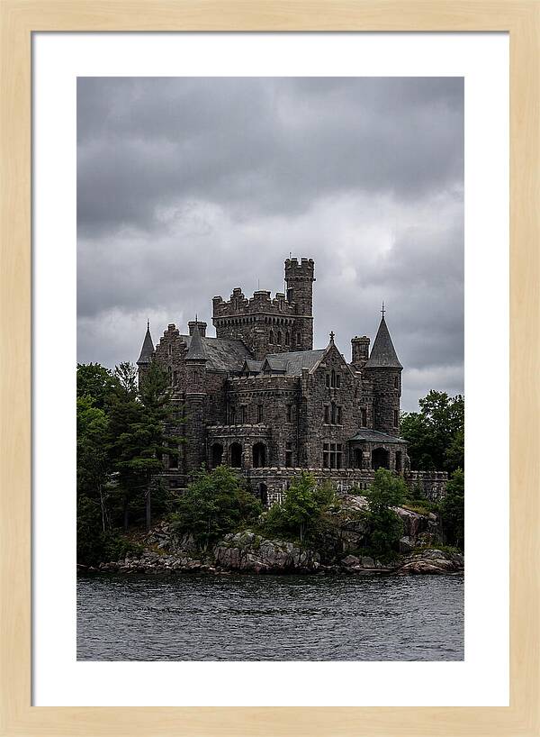 Boldt Castle Under Cloudy Skies