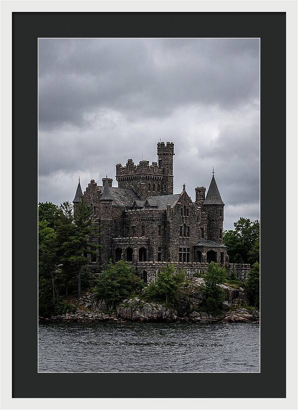 Boldt Castle Under Cloudy Skies