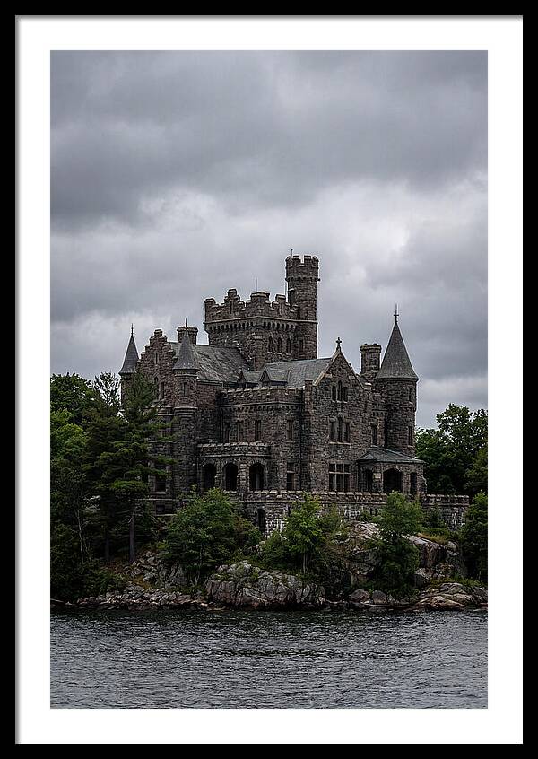Boldt Castle Under Cloudy Skies