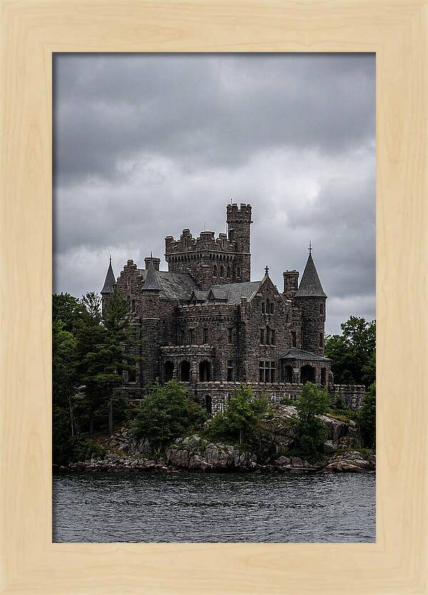 Boldt Castle Under Cloudy Skies