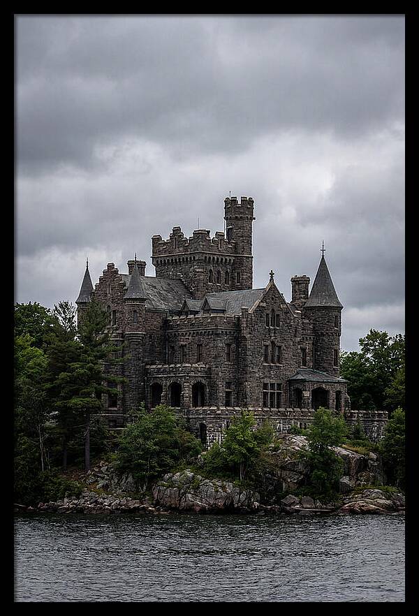 Boldt Castle Under Cloudy Skies