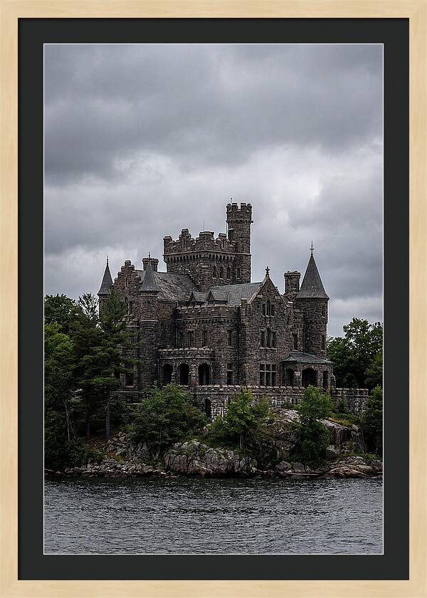 Boldt Castle Under Cloudy Skies
