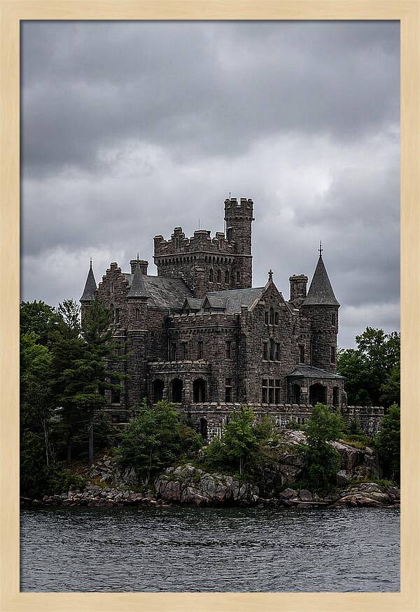 Boldt Castle Under Cloudy Skies