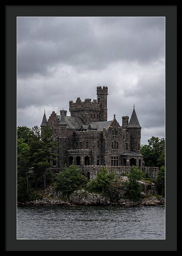 Boldt Castle Under Cloudy Skies