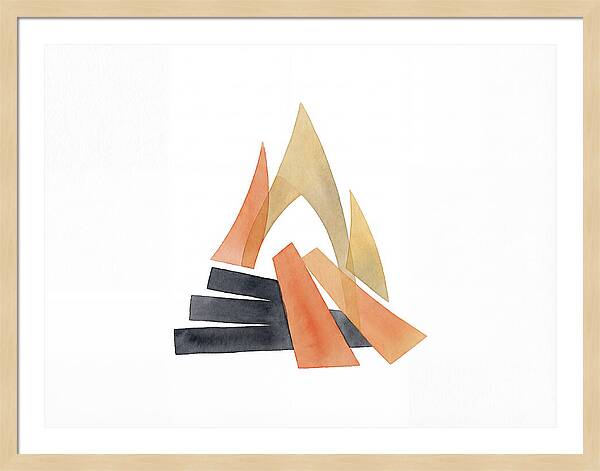 Bonfire Abstract Composition