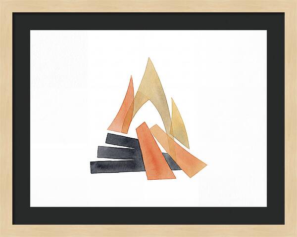Bonfire Abstract Composition