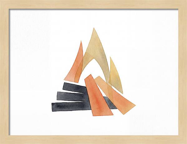 Bonfire Abstract Composition