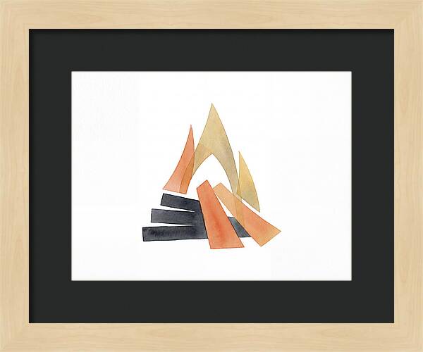 Bonfire Abstract Composition