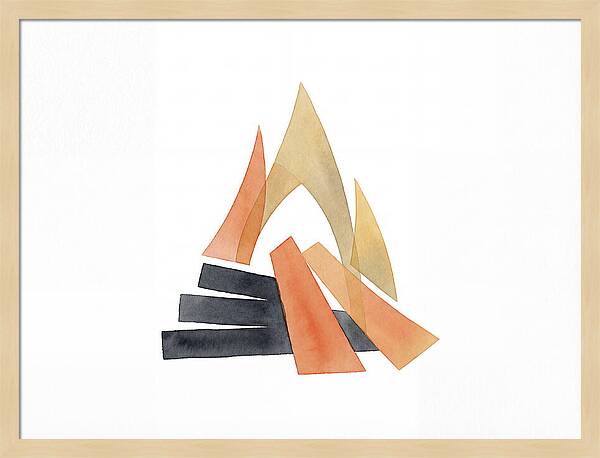 Bonfire Abstract Composition