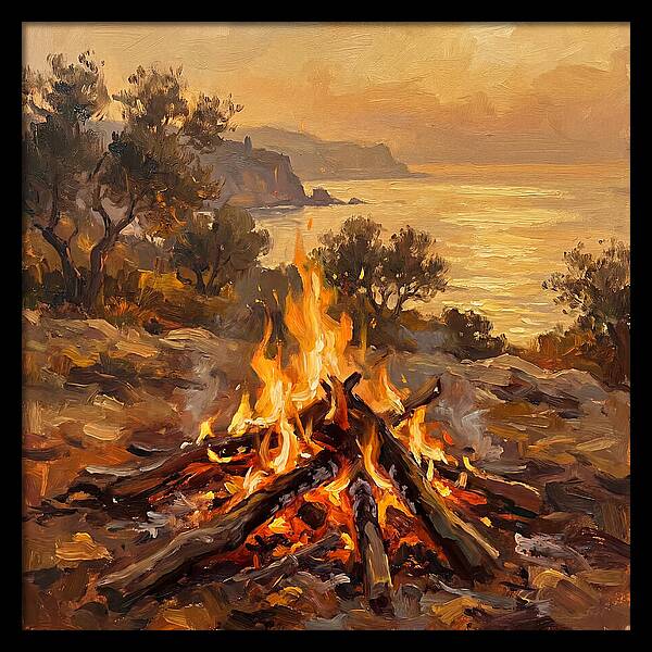 Bonfire By The Mediterranean
