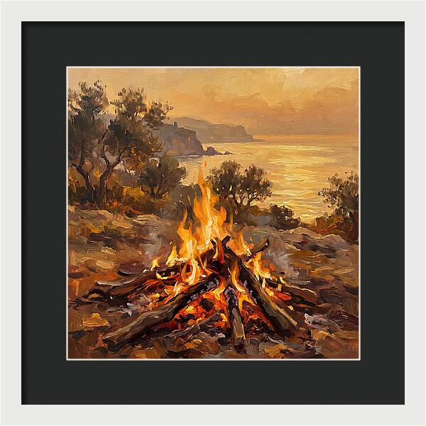 Bonfire By The Mediterranean