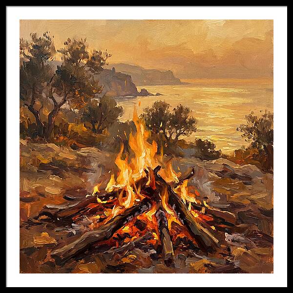 Bonfire By The Mediterranean