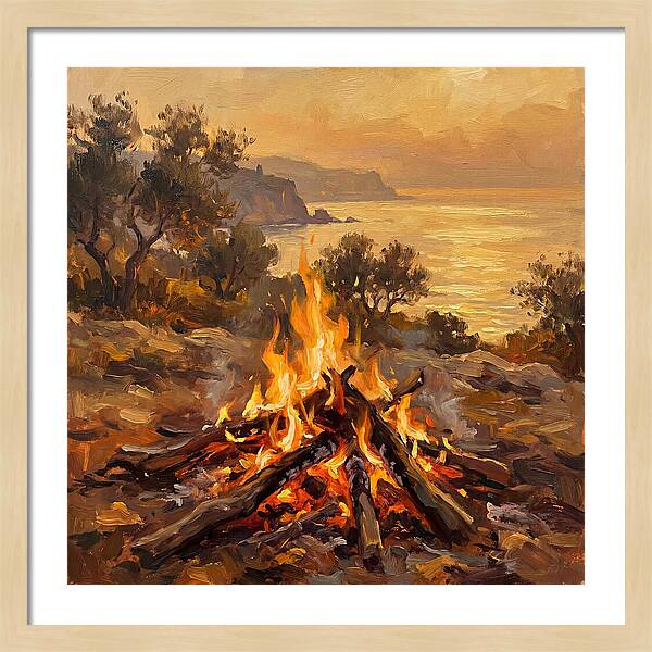 Bonfire By The Mediterranean