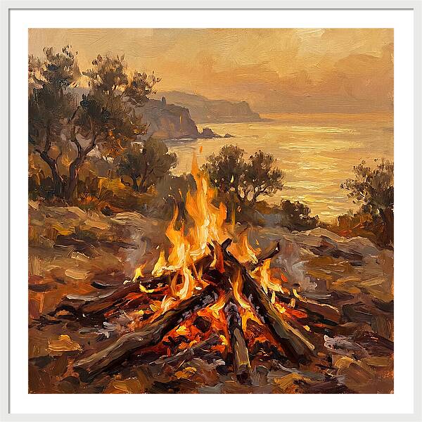 Bonfire By The Mediterranean