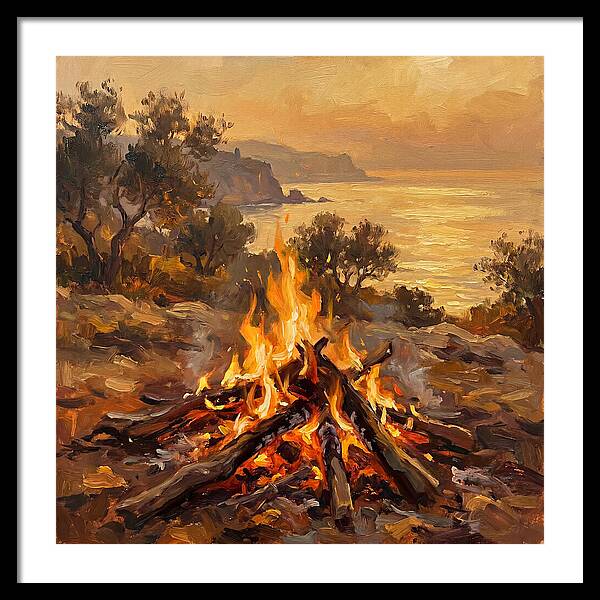Bonfire By The Mediterranean