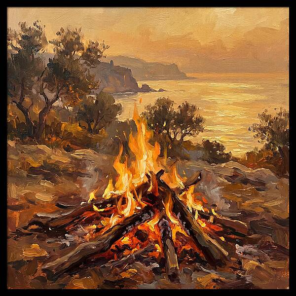 Bonfire By The Mediterranean