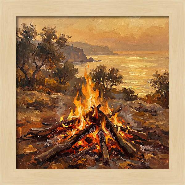Bonfire By The Mediterranean