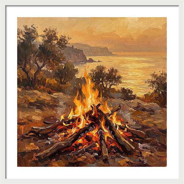 Bonfire By The Mediterranean