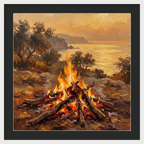 Bonfire By The Mediterranean