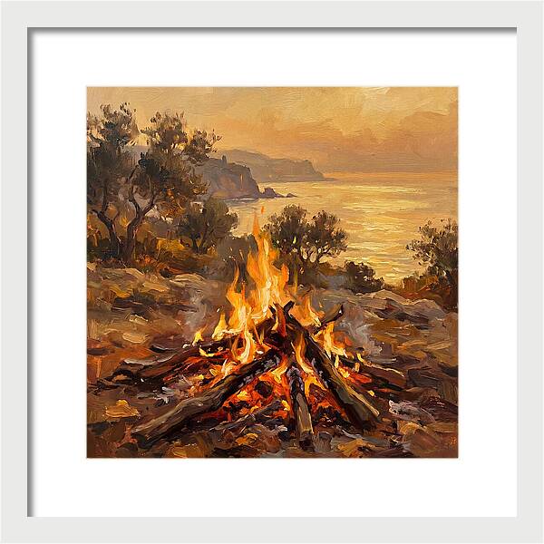 Bonfire By The Mediterranean