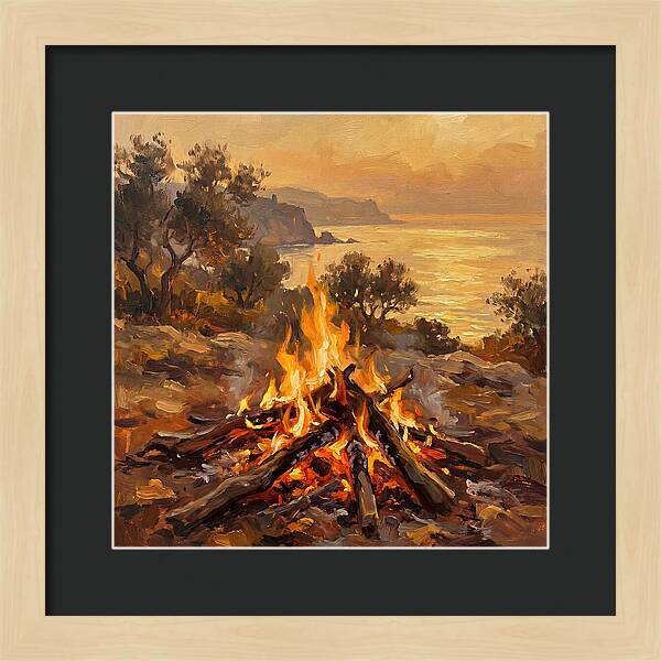 Bonfire By The Mediterranean