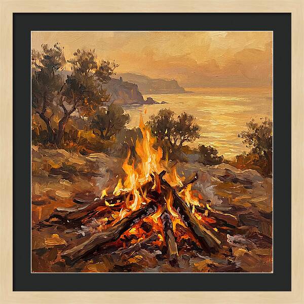 Bonfire By The Mediterranean