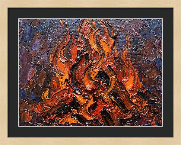 Bonfire Flames Dancing
