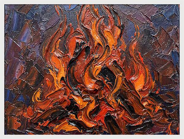 Bonfire Flames Dancing