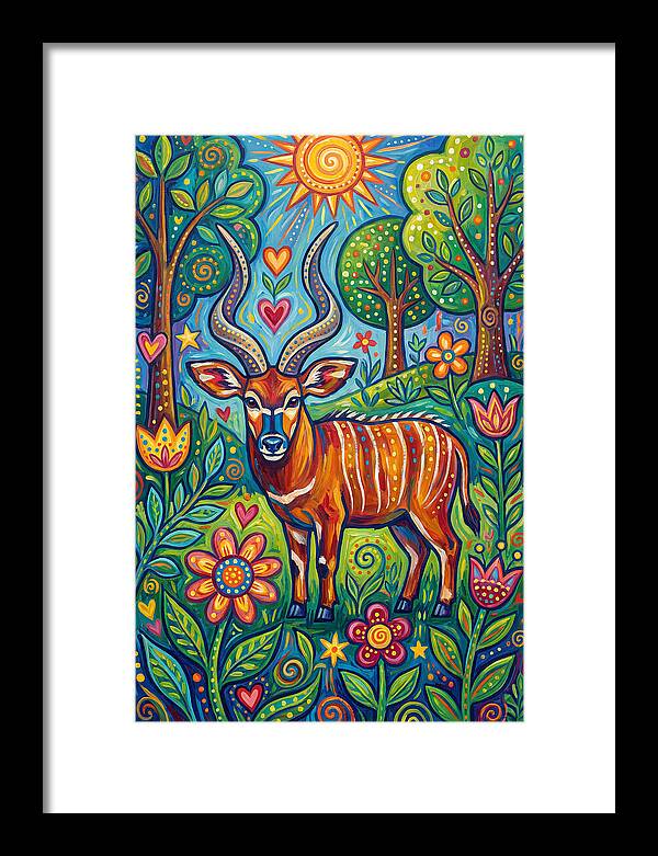 Bongo In A Vibrant Landscape