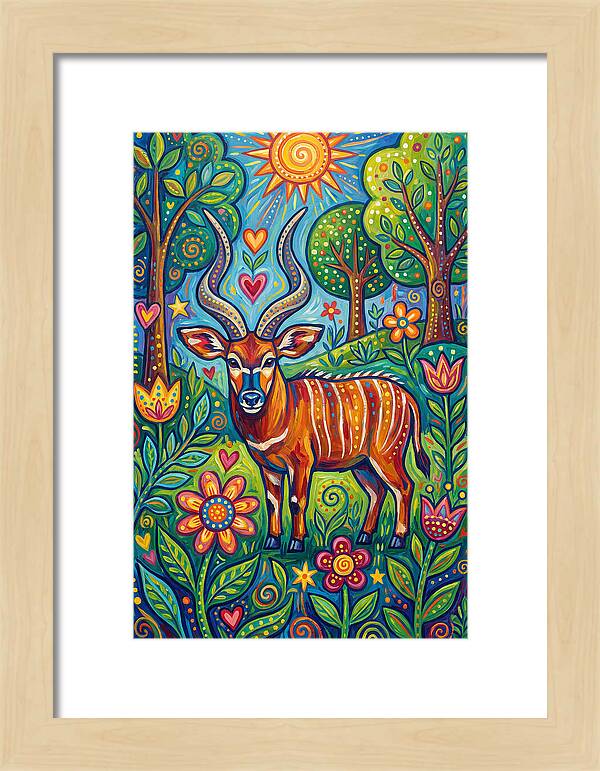 Bongo In A Vibrant Landscape