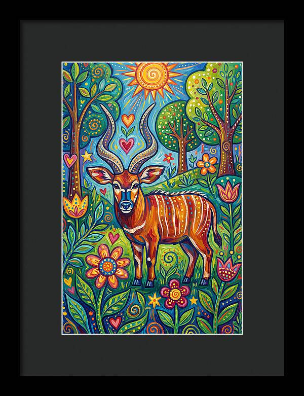 Bongo In A Vibrant Landscape