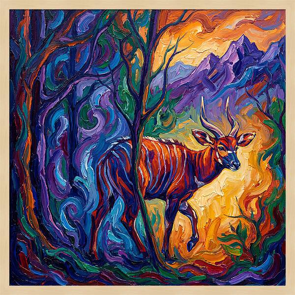 Bongo In Vibrant Wilderness