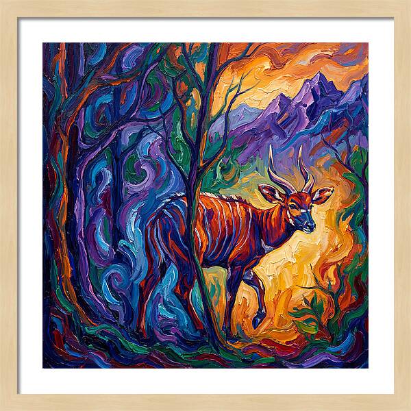 Bongo In Vibrant Wilderness