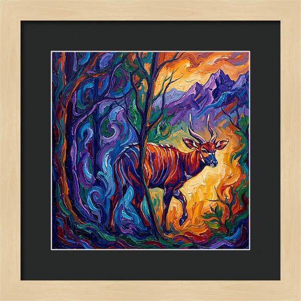Bongo In Vibrant Wilderness