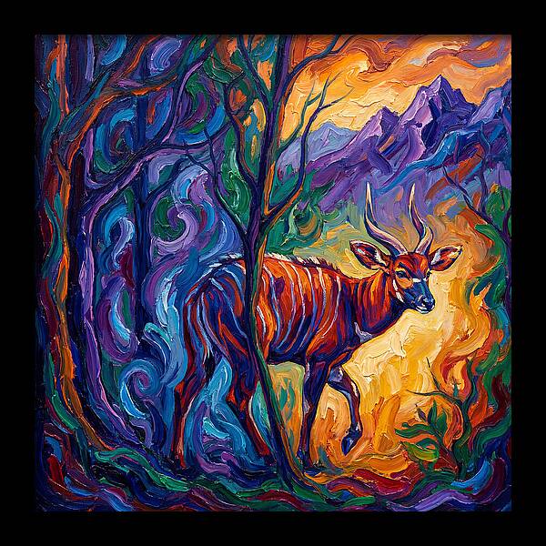 Bongo In Vibrant Wilderness