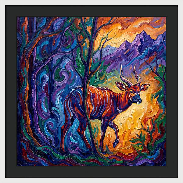 Bongo In Vibrant Wilderness
