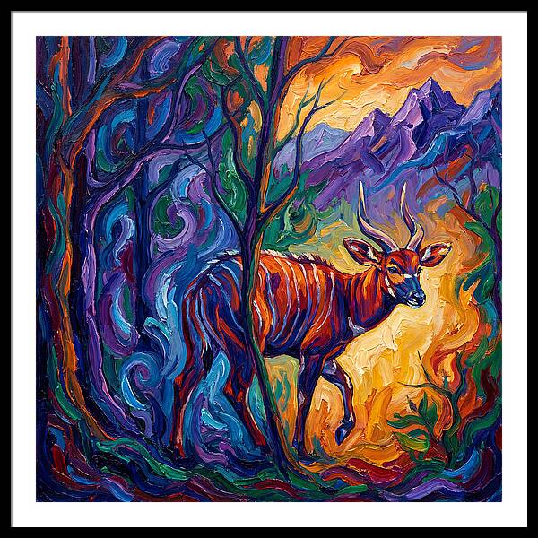 Bongo In Vibrant Wilderness