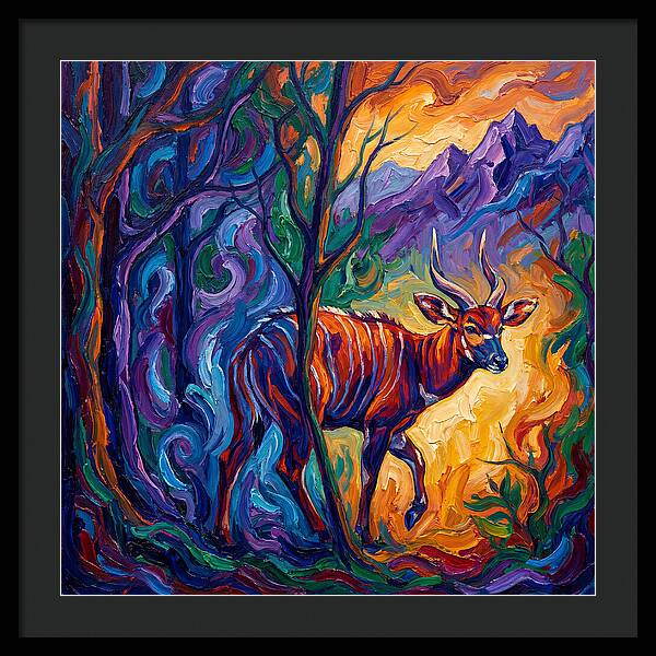 Bongo In Vibrant Wilderness