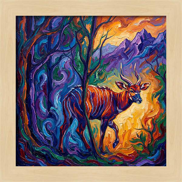 Bongo In Vibrant Wilderness
