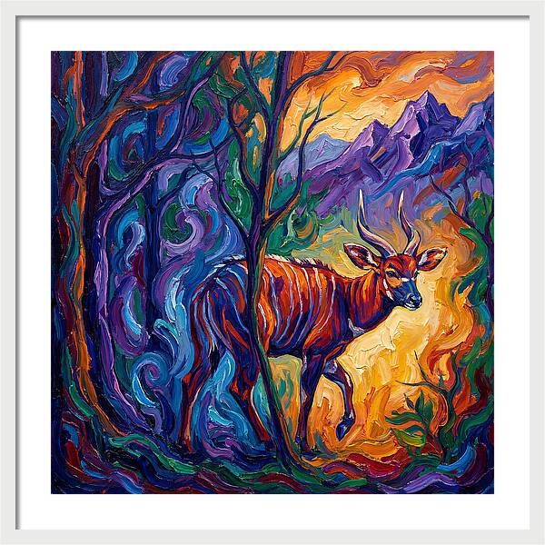 Bongo In Vibrant Wilderness